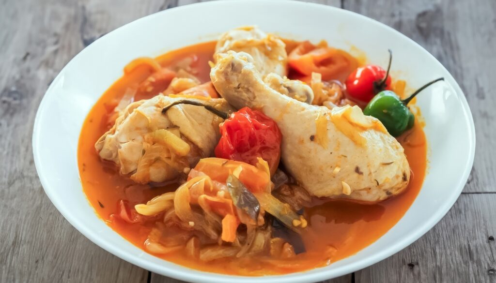Kedjenou,Is,A,Traditional,Ivorian,Stew,Dish,Of,Slowly,Cooked