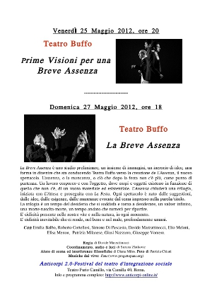  Il Teatro Buffo al Festival Anticorpi 2.0