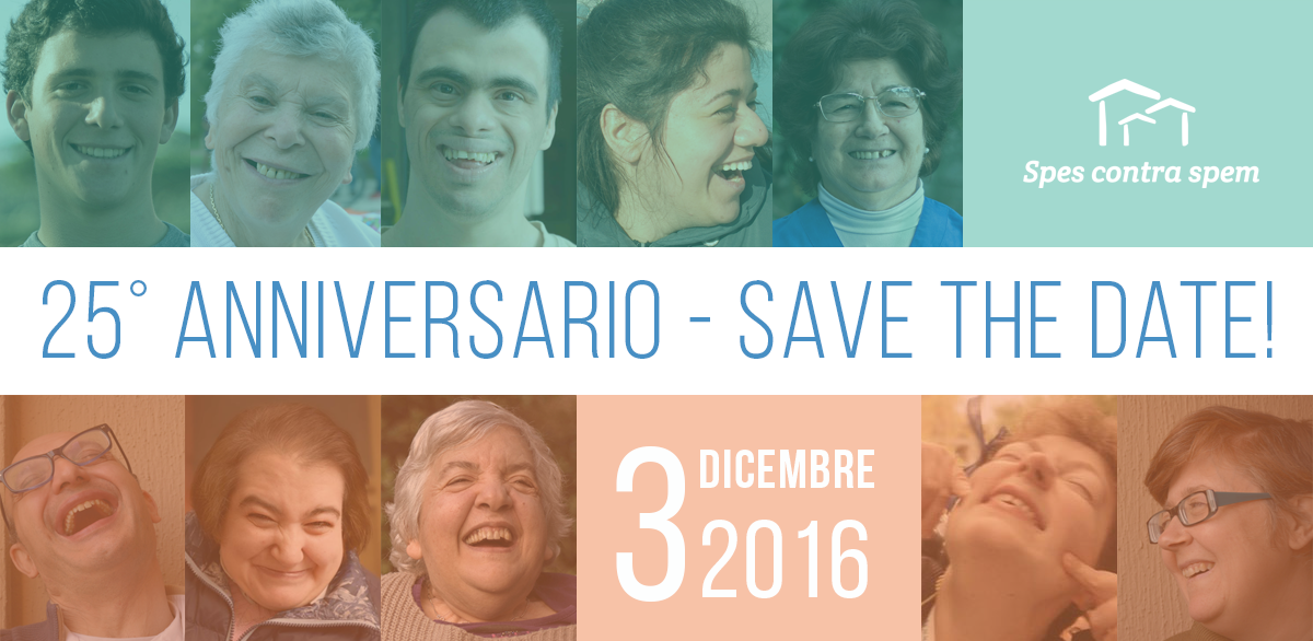 Anniversario cooperativa Spes contra spem - save the date!