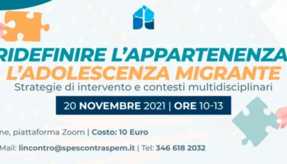 Seminario online “Ridefinire l’appartenenza: l’adolescenza migrante”