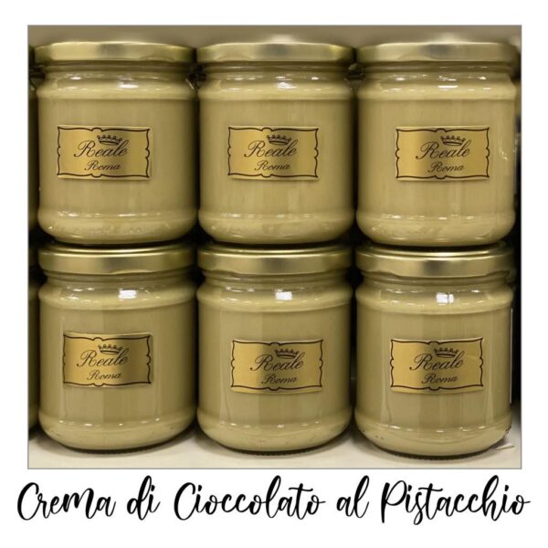 Crema spalmabile di cioccolato al pistacchio