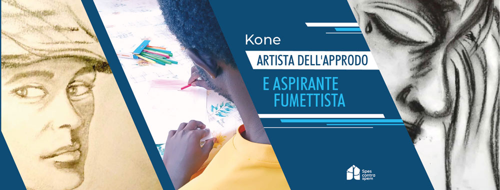 Kone e il suo sogno di diventare un artista dei fumetti