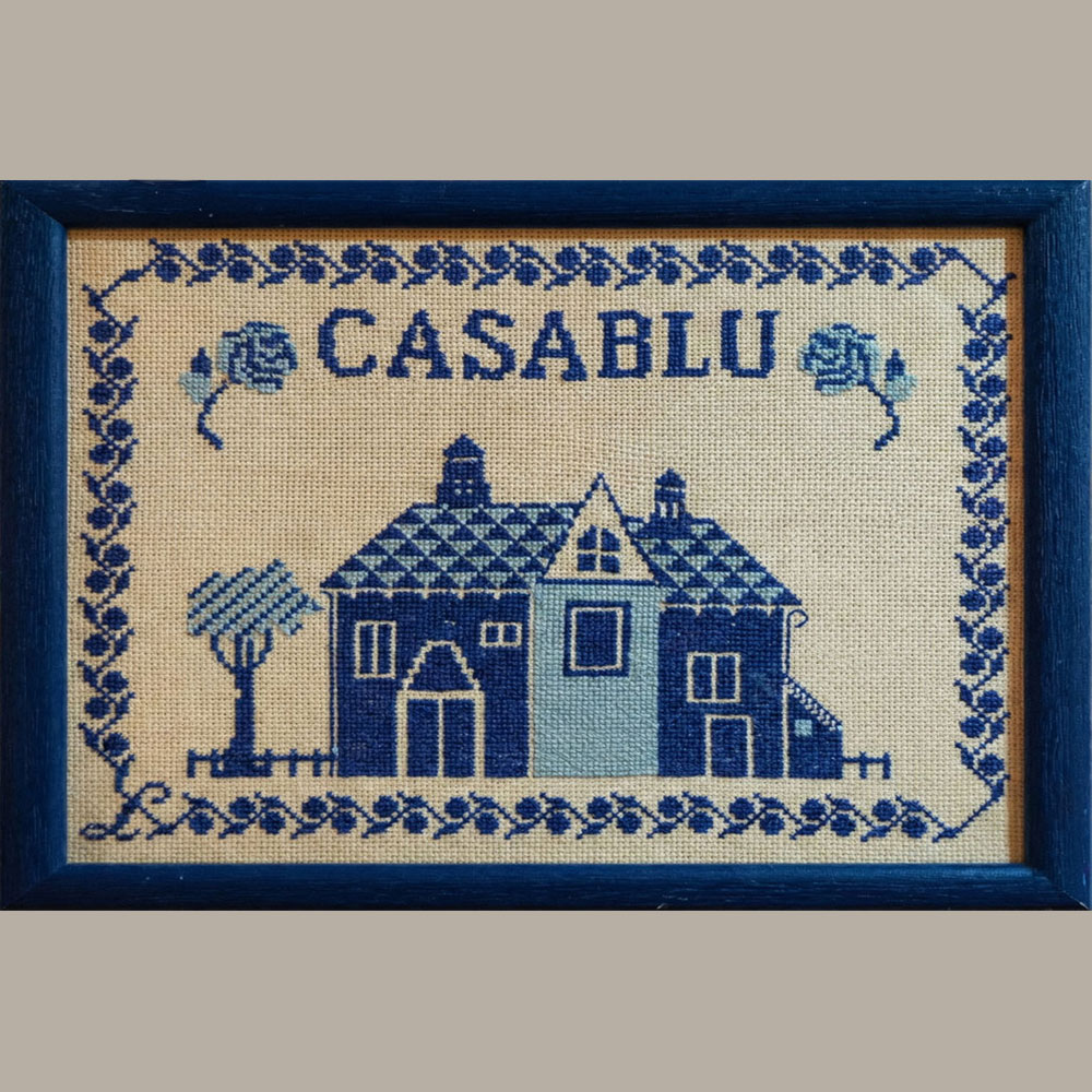 Tappeto Casa Blu