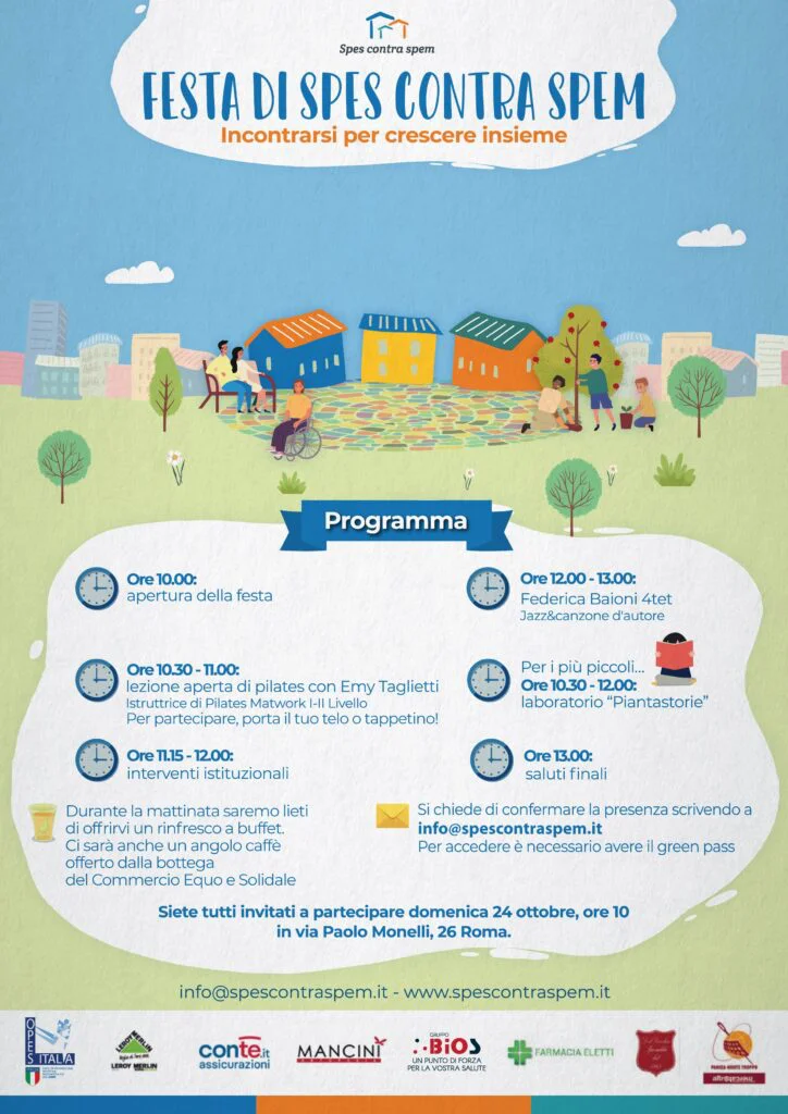 Locandina il compleanno di Spes Contra Spem 2021