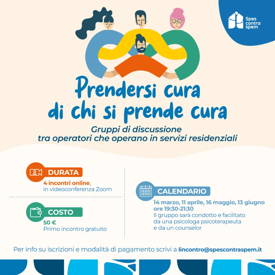 Durata e costi gruppi di discussione per operatori in casa famiglia