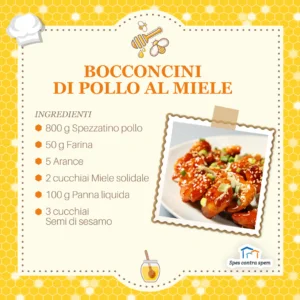 Ricetta bocconcini di pollo al miele Spes Contr Spem